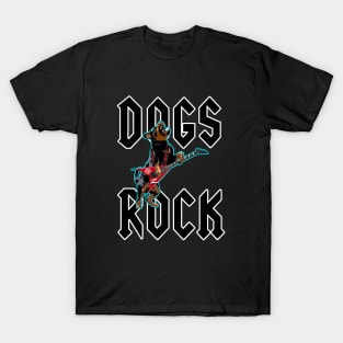 Dogs Rock #3 T-Shirt